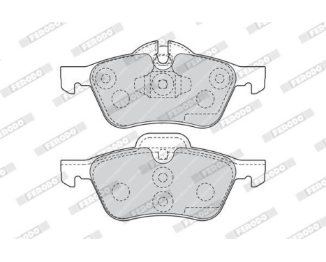 Brake Pad Set, disc brake PREMIER ECO FRICTION FDB1499 Ferodo, Image 4