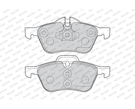 Brake Pad Set, disc brake PREMIER ECO FRICTION FDB1499 Ferodo, Image 4