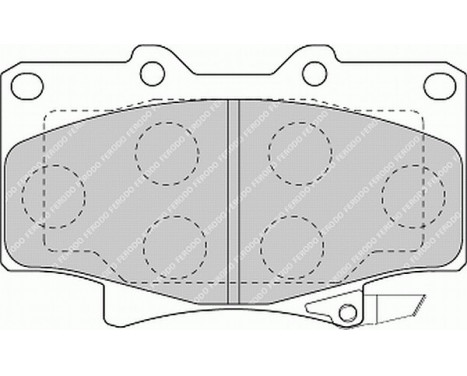 Brake Pad Set, disc brake PREMIER ECO FRICTION FDB1502 Ferodo, Image 2