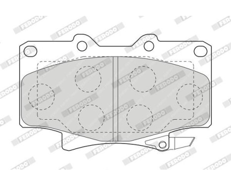 Brake Pad Set, disc brake PREMIER ECO FRICTION FDB1502 Ferodo, Image 4