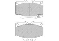 Brake Pad Set, disc brake PREMIER ECO FRICTION FDB1504 Ferodo