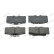 Brake Pad Set, disc brake PREMIER ECO FRICTION FDB1504 Ferodo, Thumbnail 2