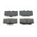 Brake Pad Set, disc brake PREMIER ECO FRICTION FDB1504 Ferodo, Thumbnail 2