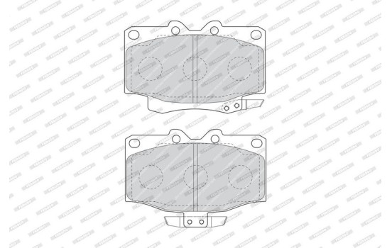 Brake Pad Set, disc brake PREMIER ECO FRICTION FDB1504 Ferodo, Image 3