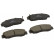 Brake Pad Set, disc brake PREMIER ECO FRICTION FDB1505 Ferodo