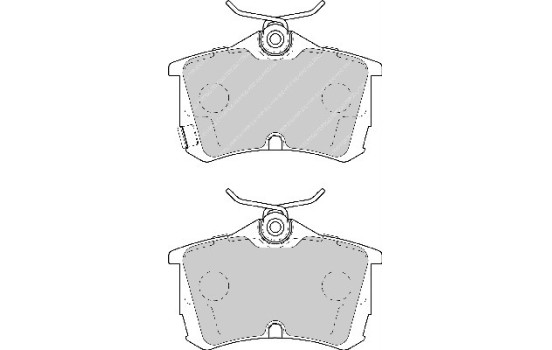 Brake Pad Set, disc brake PREMIER ECO FRICTION FDB1506 Ferodo, Image 2