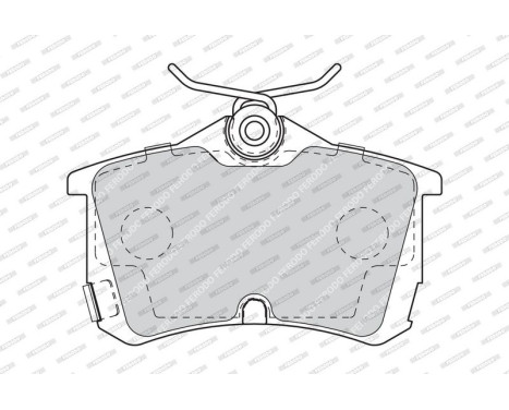 Brake Pad Set, disc brake PREMIER ECO FRICTION FDB1506 Ferodo, Image 3