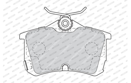 Brake Pad Set, disc brake PREMIER ECO FRICTION FDB1506 Ferodo, Image 3