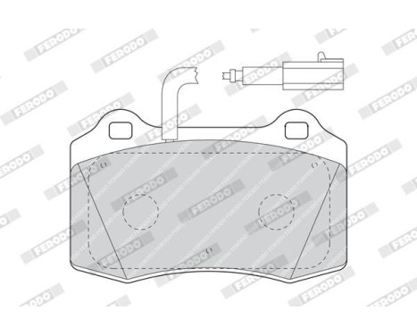 Brake Pad Set, disc brake PREMIER ECO FRICTION FDB1508 Ferodo, Image 3