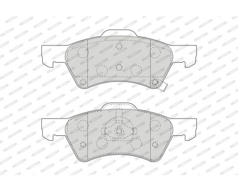 Brake Pad Set, disc brake PREMIER ECO FRICTION FDB1510 Ferodo, Image 4