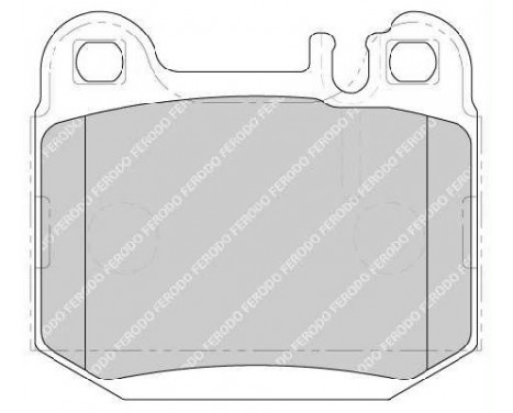 Brake Pad Set, disc brake PREMIER ECO FRICTION FDB1512 Ferodo, Image 2