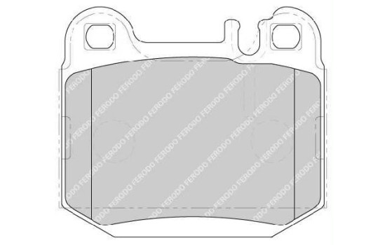 Brake Pad Set, disc brake PREMIER ECO FRICTION FDB1512 Ferodo, Image 2