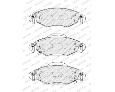 Brake Pad Set, disc brake PREMIER ECO FRICTION FDB1513 Ferodo, Image 4