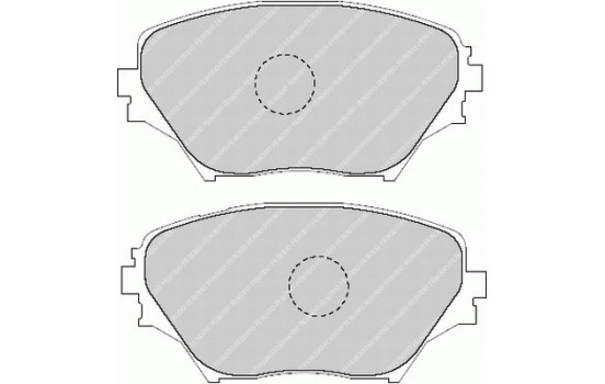 Brake Pad Set, disc brake PREMIER ECO FRICTION FDB1514 Ferodo, Image 2