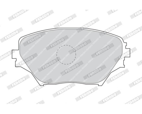 Brake Pad Set, disc brake PREMIER ECO FRICTION FDB1514 Ferodo, Image 4