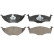 Brake Pad Set, disc brake PREMIER ECO FRICTION FDB1517 Ferodo