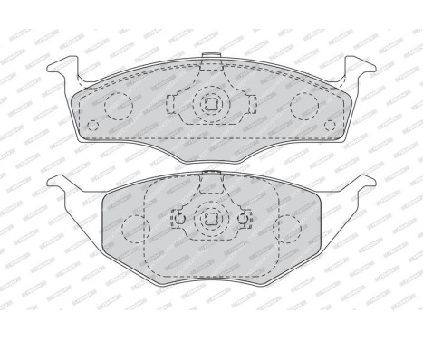 Brake Pad Set, disc brake PREMIER ECO FRICTION FDB1517 Ferodo, Image 3