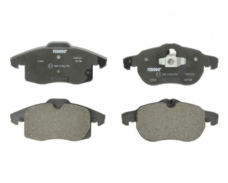 Brake Pad Set, disc brake PREMIER ECO FRICTION FDB1520 Ferodo