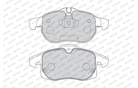 Brake Pad Set, disc brake PREMIER ECO FRICTION FDB1520 Ferodo, Image 3