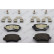 Brake Pad Set, disc brake PREMIER ECO FRICTION FDB1521 Ferodo, Thumbnail 3