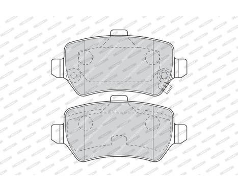 Brake Pad Set, disc brake PREMIER ECO FRICTION FDB1521 Ferodo, Image 3