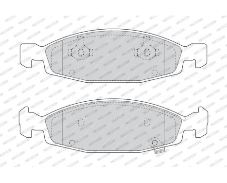 Brake Pad Set, disc brake PREMIER ECO FRICTION FDB1523 Ferodo, Image 4