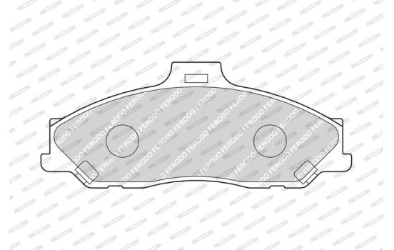 Brake Pad Set, disc brake PREMIER ECO FRICTION FDB1527 Ferodo, Image 3
