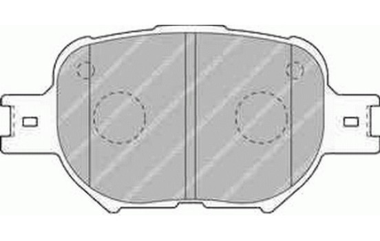 Brake Pad Set, disc brake PREMIER ECO FRICTION FDB1528 Ferodo, Image 2