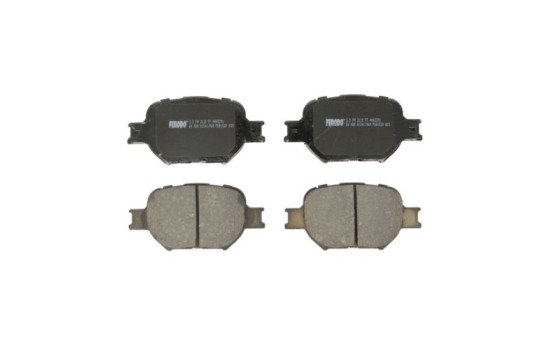 Brake Pad Set, disc brake PREMIER ECO FRICTION FDB1528 Ferodo