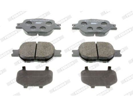 Brake Pad Set, disc brake PREMIER ECO FRICTION FDB1528 Ferodo, Image 4