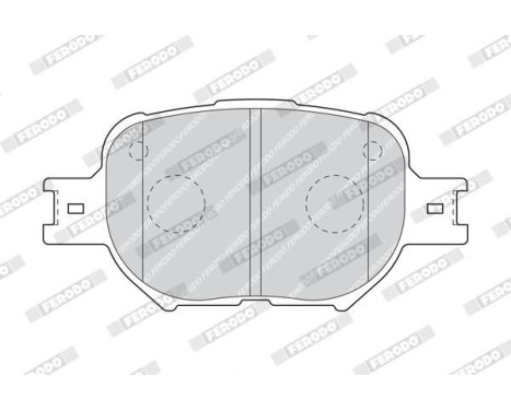 Brake Pad Set, disc brake PREMIER ECO FRICTION FDB1528 Ferodo, Image 4