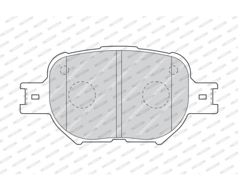 Brake Pad Set, disc brake PREMIER ECO FRICTION FDB1528 Ferodo, Image 4