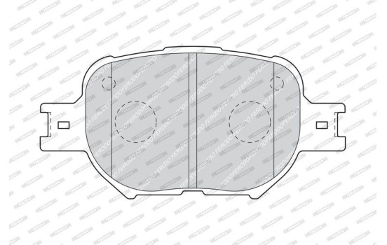 Brake Pad Set, disc brake PREMIER ECO FRICTION FDB1528 Ferodo, Image 4