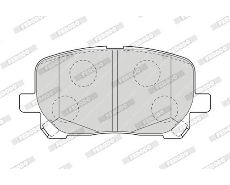 Brake Pad Set, disc brake PREMIER ECO FRICTION FDB1529 Ferodo, Image 4