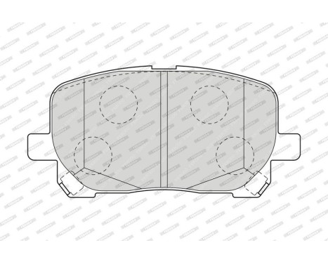 Brake Pad Set, disc brake PREMIER ECO FRICTION FDB1529 Ferodo, Image 4