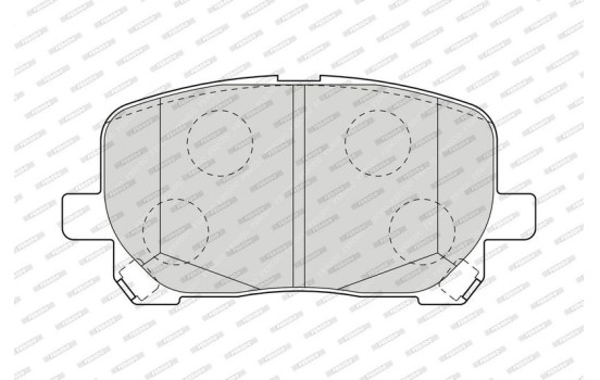 Brake Pad Set, disc brake PREMIER ECO FRICTION FDB1529 Ferodo, Image 4