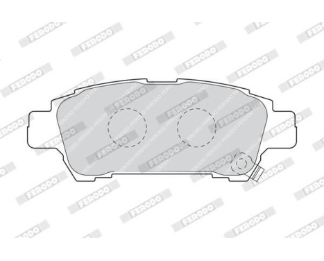 Brake Pad Set, disc brake PREMIER ECO FRICTION FDB1530 Ferodo, Image 4