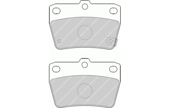 Brake Pad Set, disc brake PREMIER ECO FRICTION FDB1531 Ferodo, Image 2