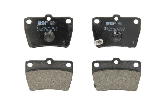 Brake Pad Set, disc brake PREMIER ECO FRICTION FDB1531 Ferodo