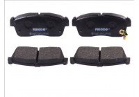 Brake Pad Set, disc brake PREMIER ECO FRICTION FDB1532 Ferodo