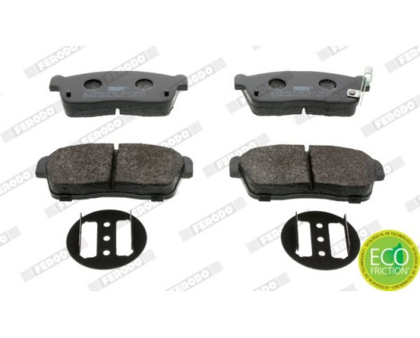 Brake Pad Set, disc brake PREMIER ECO FRICTION FDB1532 Ferodo, Image 3