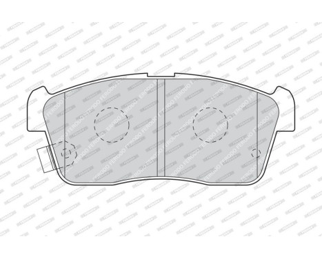 Brake Pad Set, disc brake PREMIER ECO FRICTION FDB1532 Ferodo, Image 3