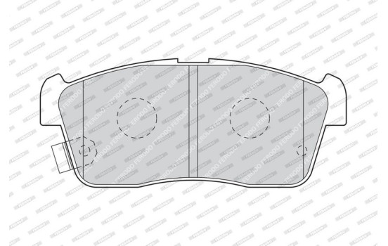 Brake Pad Set, disc brake PREMIER ECO FRICTION FDB1532 Ferodo, Image 3