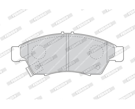 Brake Pad Set, disc brake PREMIER ECO FRICTION FDB1533 Ferodo, Image 3