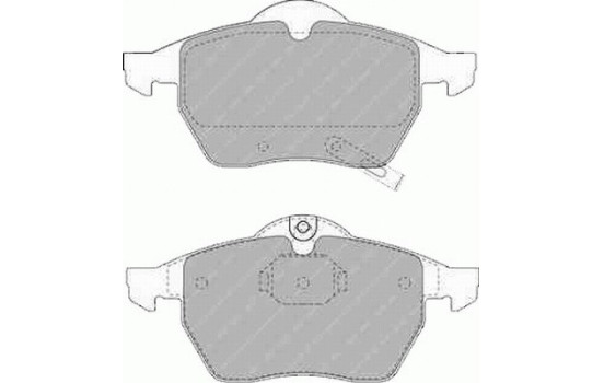 Brake Pad Set, disc brake PREMIER ECO FRICTION FDB1535 Ferodo, Image 2