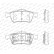 Brake Pad Set, disc brake PREMIER ECO FRICTION FDB1540 Ferodo, Thumbnail 4