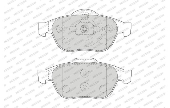 Brake Pad Set, disc brake PREMIER ECO FRICTION FDB1541 Ferodo, Image 3