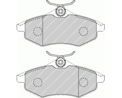 Brake Pad Set, disc brake PREMIER ECO FRICTION FDB1542 Ferodo, Image 2