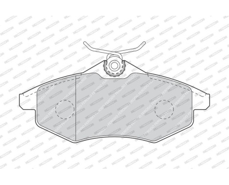 Brake Pad Set, disc brake PREMIER ECO FRICTION FDB1542 Ferodo, Image 4