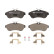 Brake Pad Set, disc brake PREMIER ECO FRICTION FDB1543 Ferodo